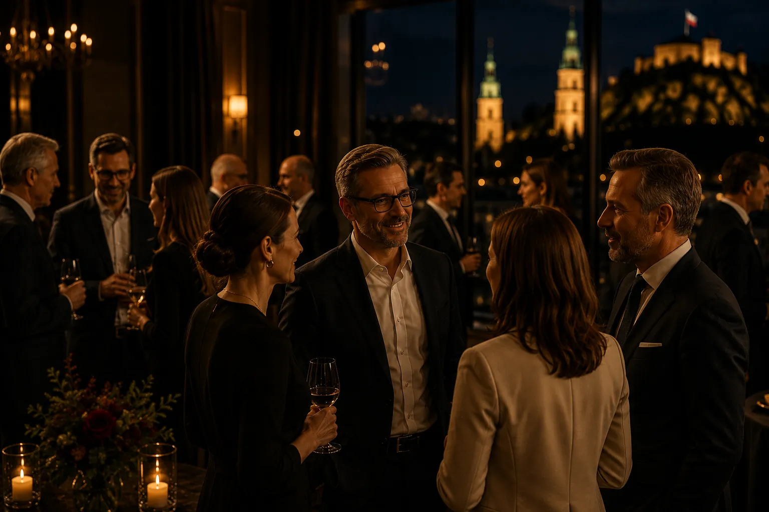 Społeczność EMBA&MBA HUB podczas rozmowy